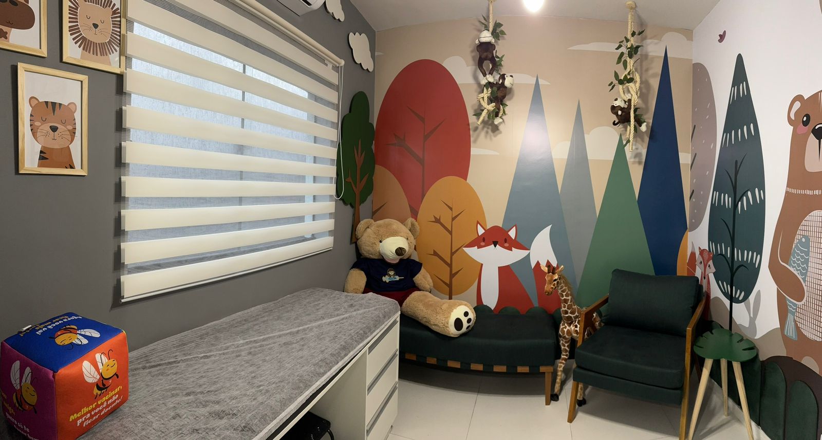 Outra foto da sala de vacina