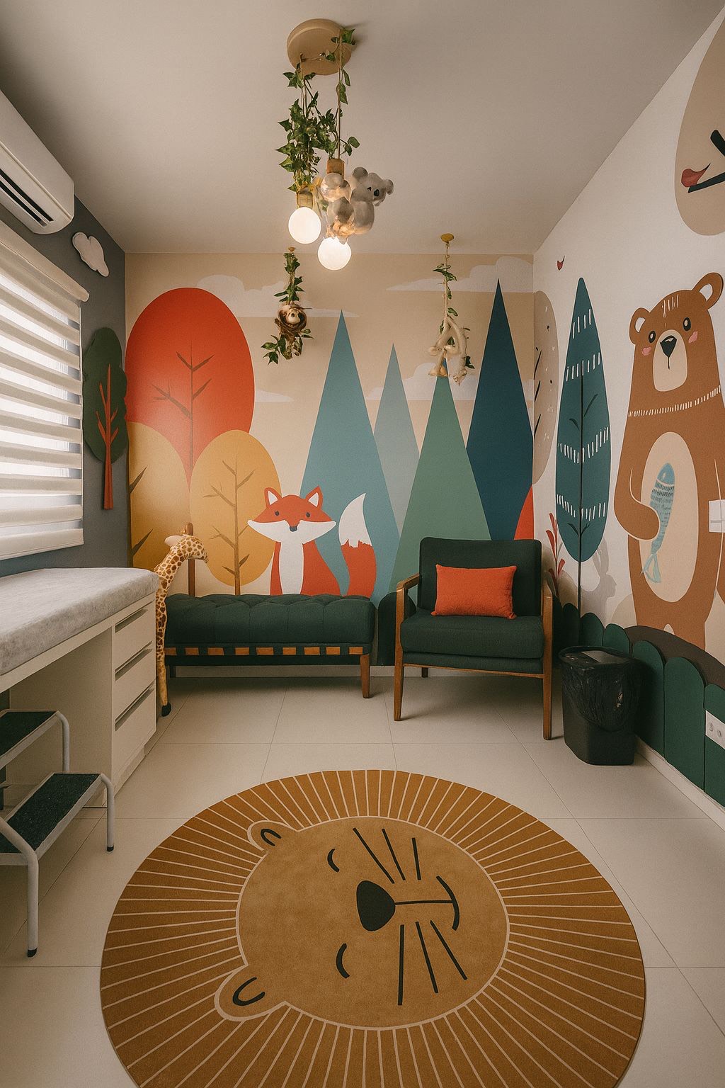 Foto da sala de vacina